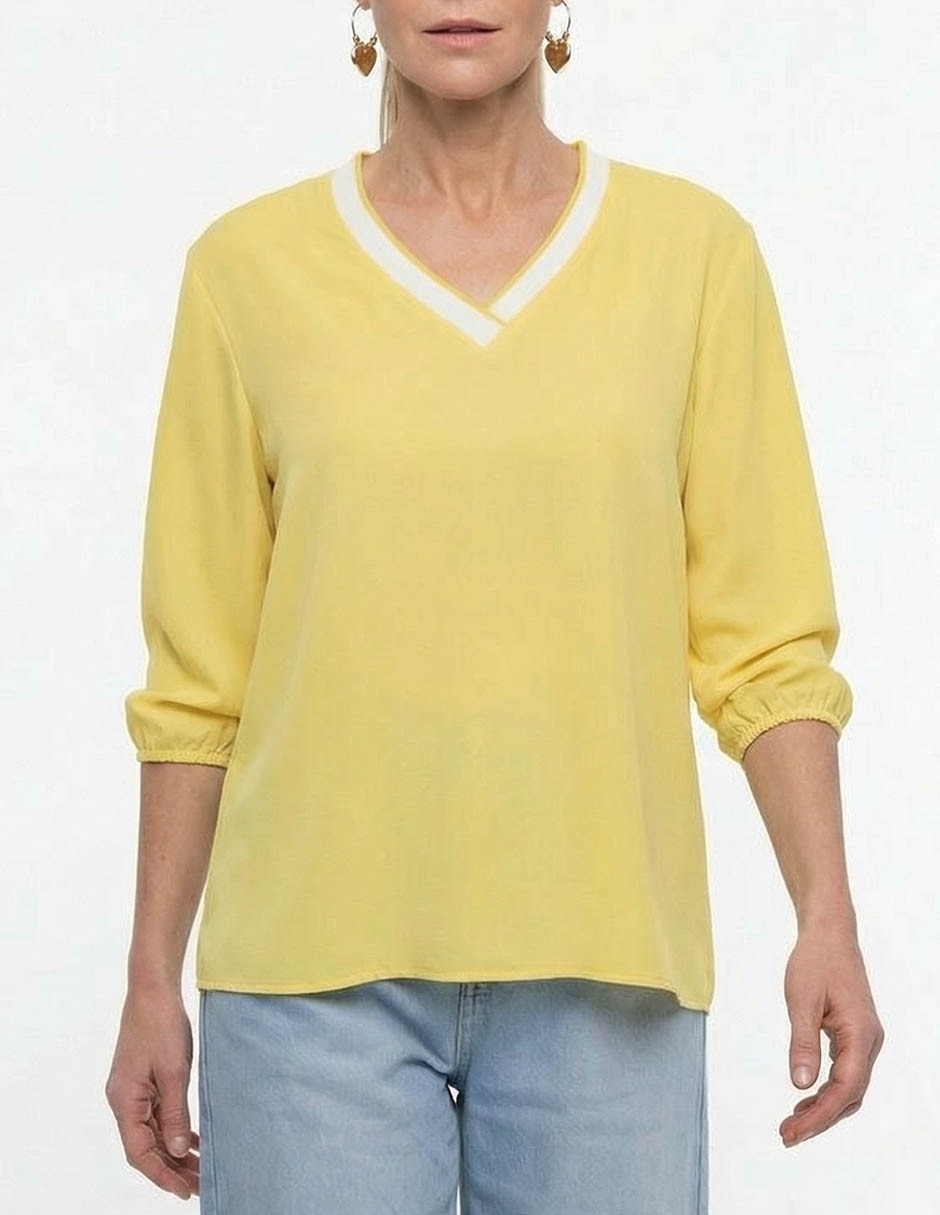 Blusa manga 3/4 para mujer 5
