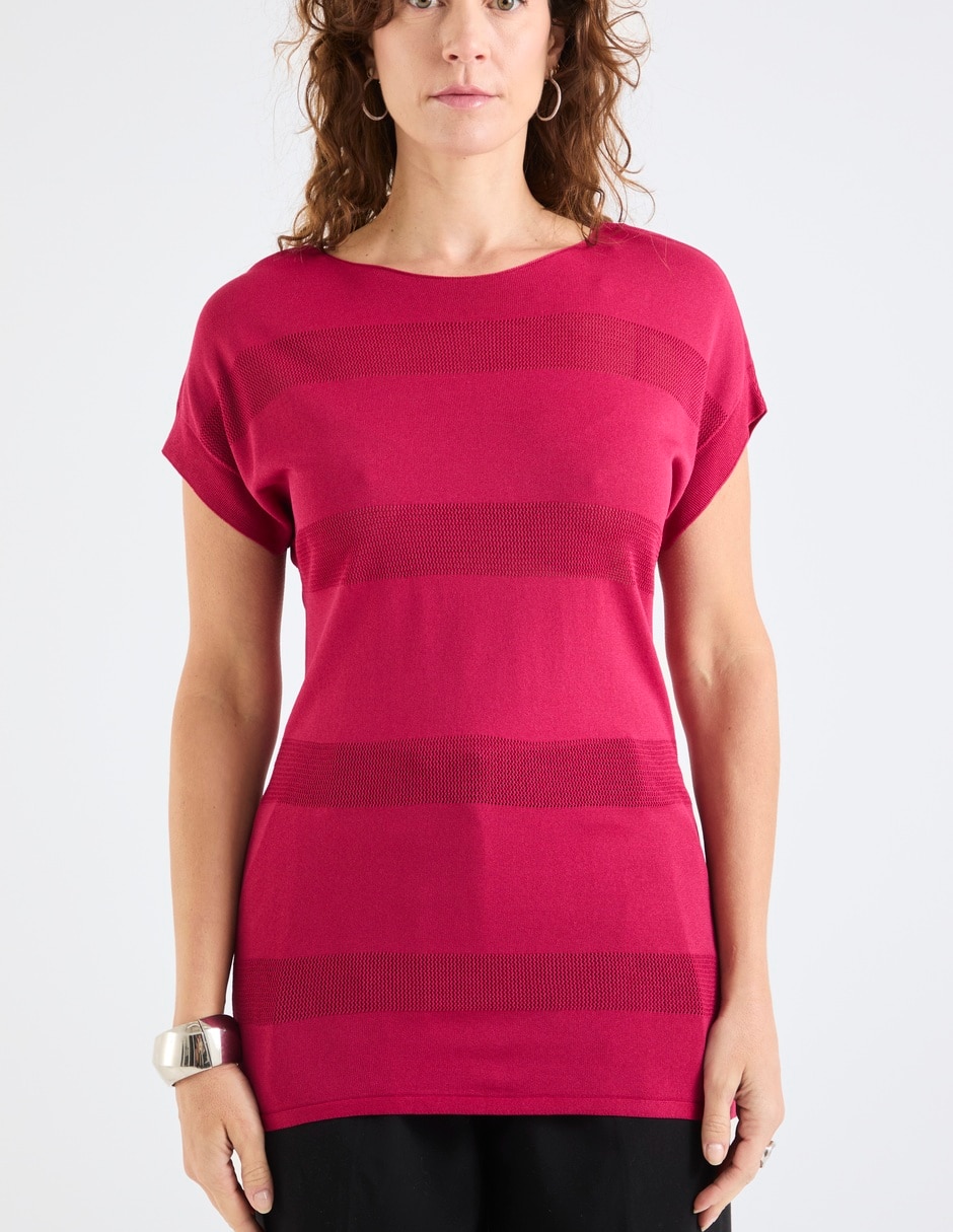 Blusa manga corta para mujer 5
