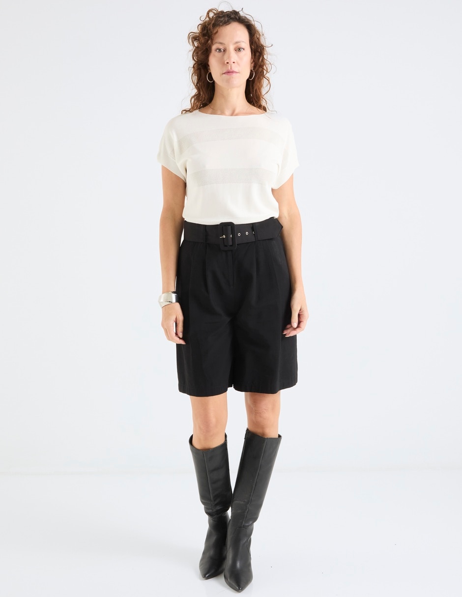Blusa Lieb manga corta para mujer 4