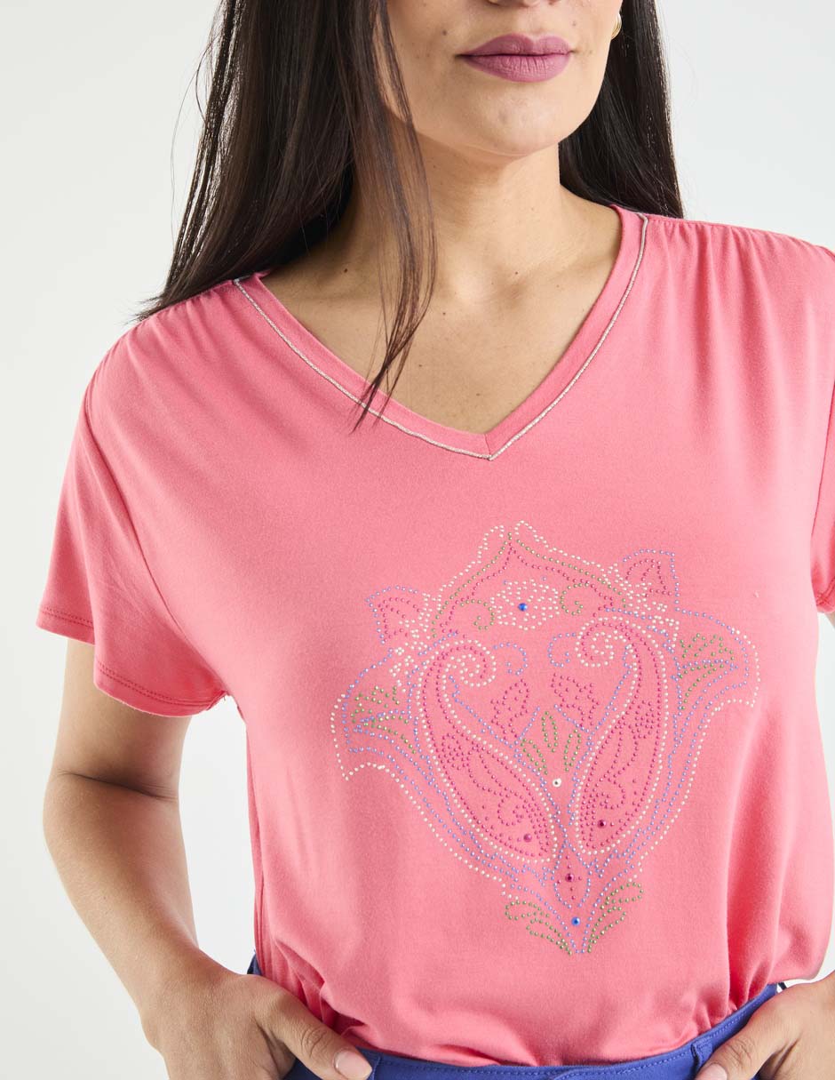 PLAYERA LIEB LB2605-, M, CORAL