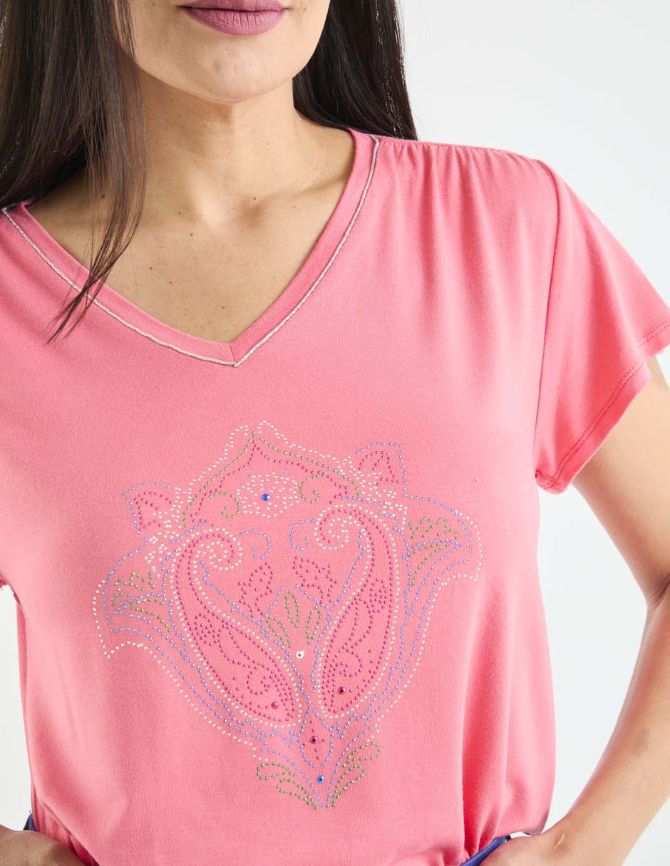 PLAYERA LIEB LB2605-, M, CORAL