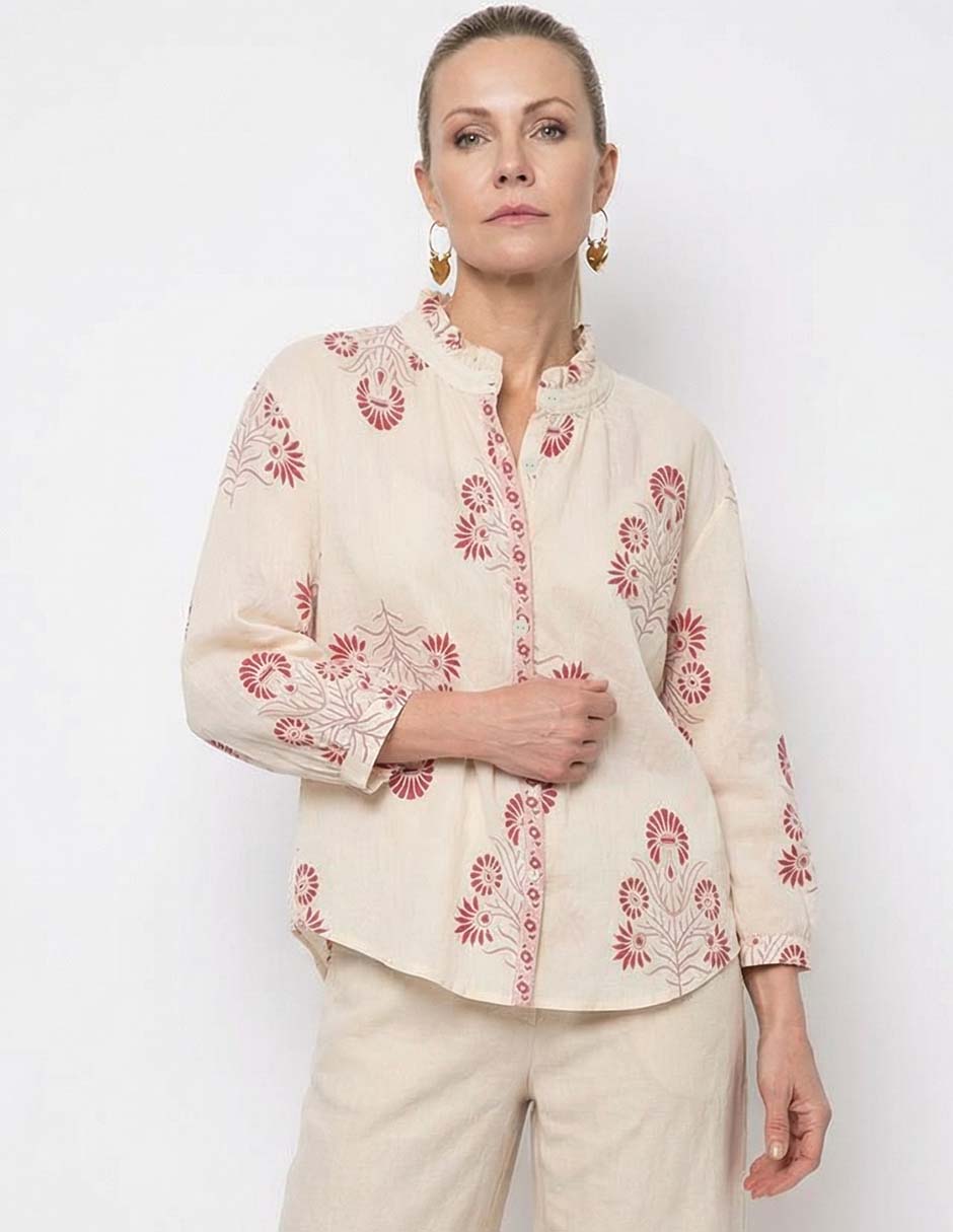 Blusa manga 3/4 para mujer