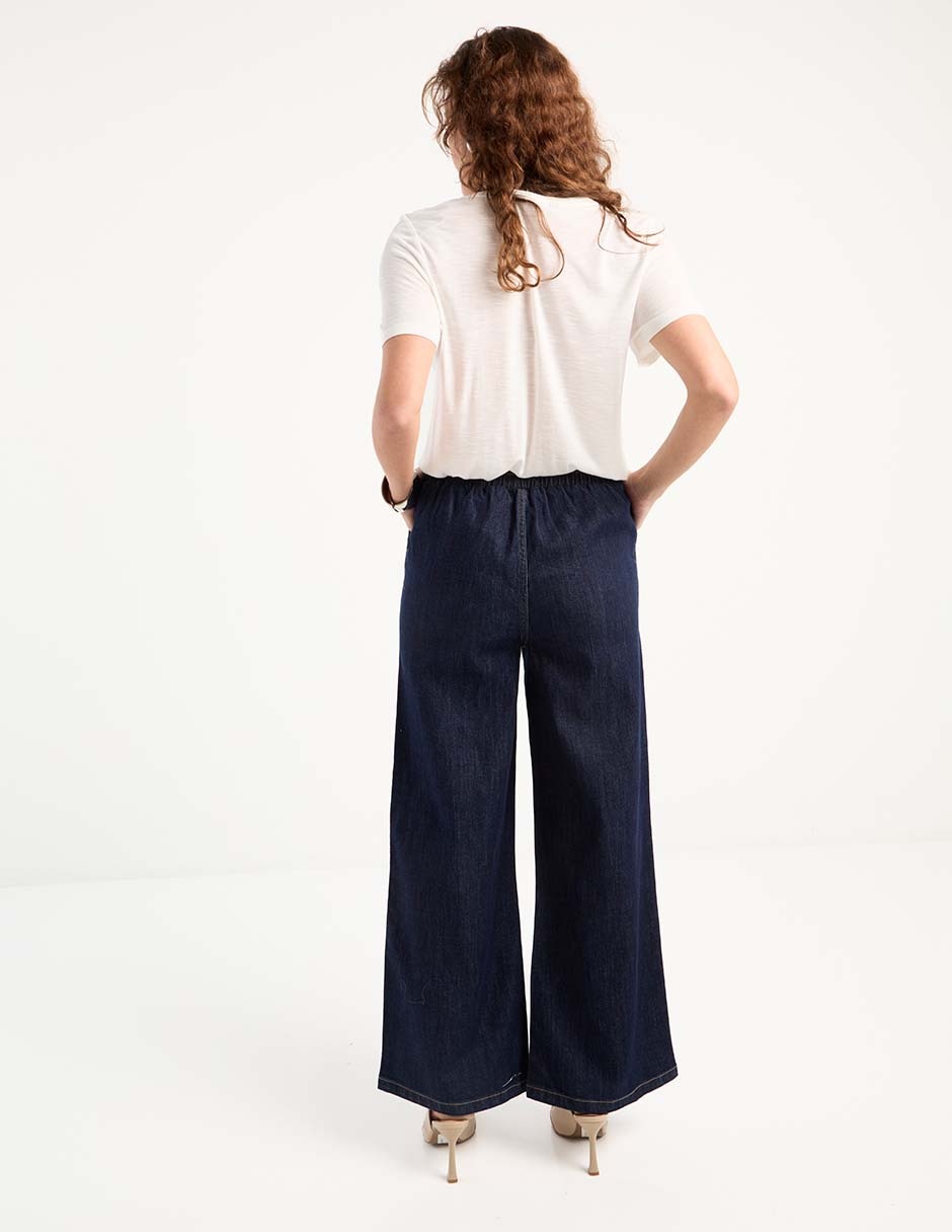 Jeans relaxed amplio corte cintura para hombre 2