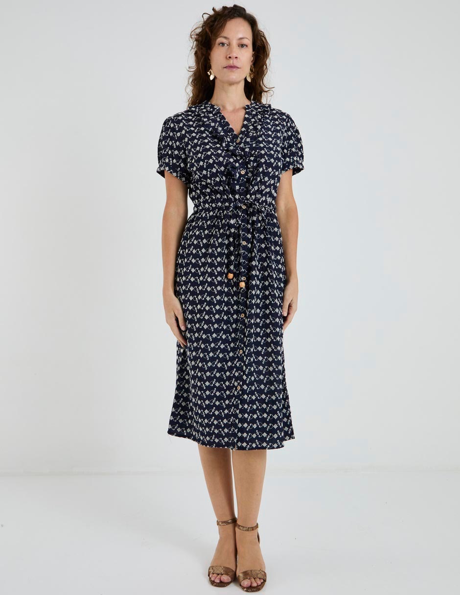 Vestido midi casual para mujer