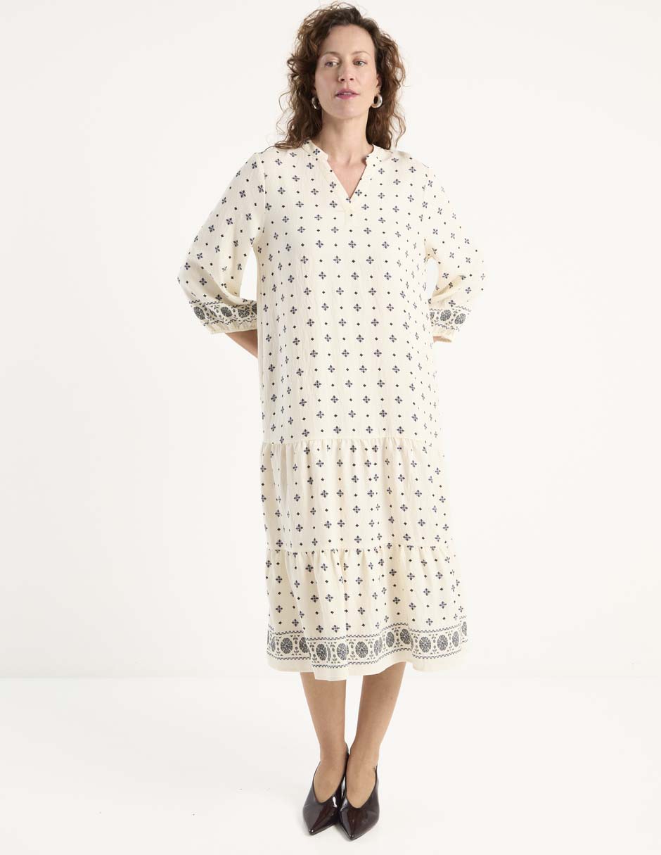 Vestido midi casual para mujer Vestido midi casual para mujer