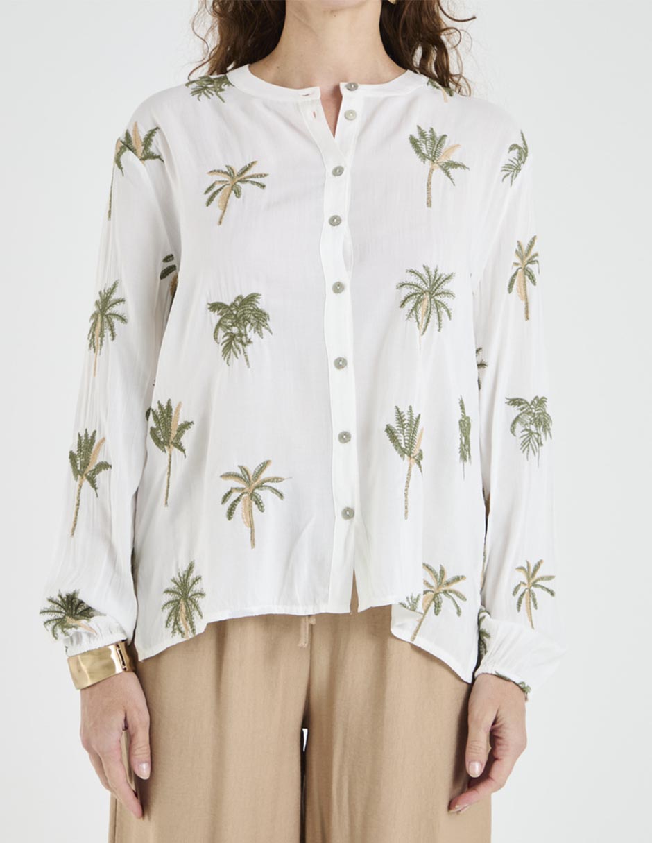 Blusa manga larga para mujer 5