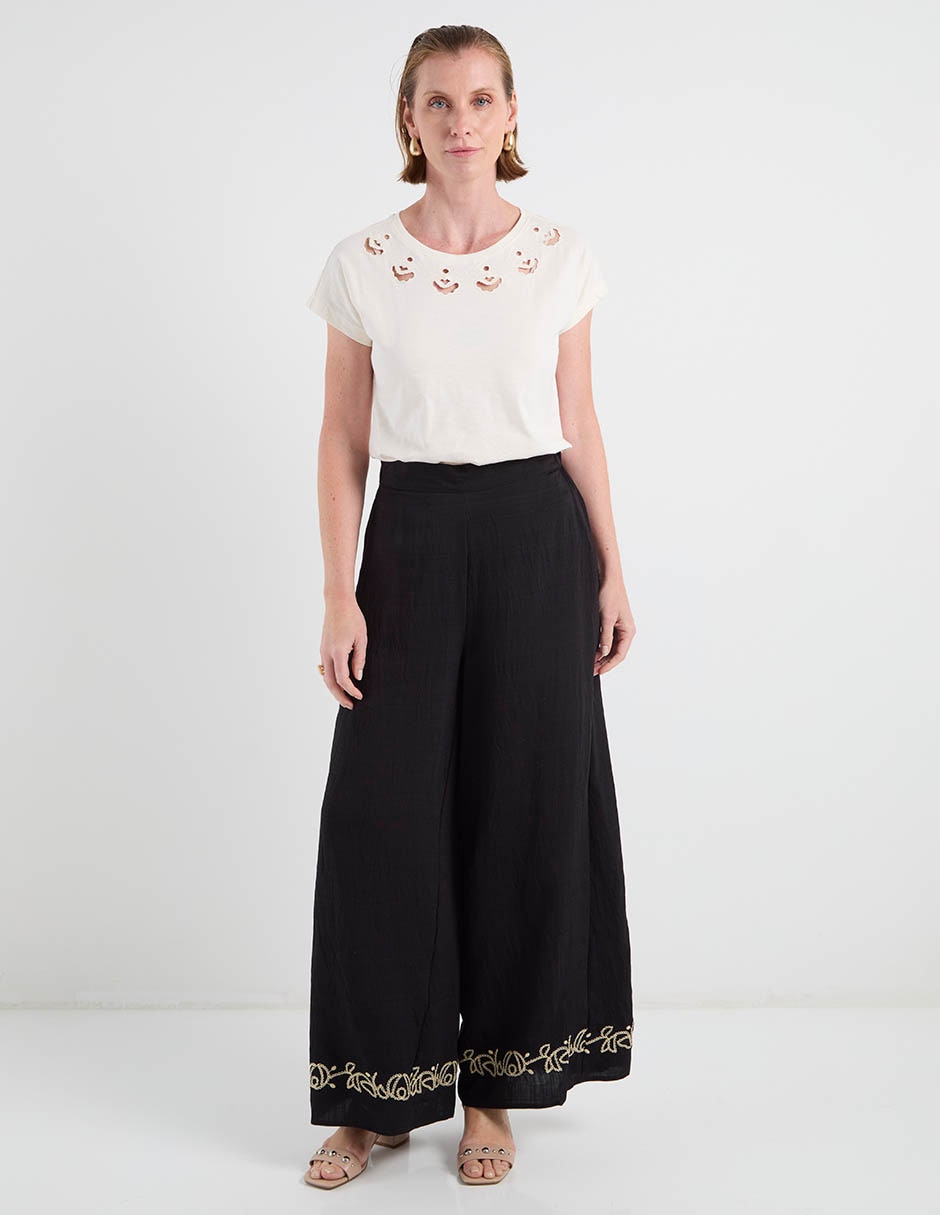 Pantalón relaxed amplio para mujer 2