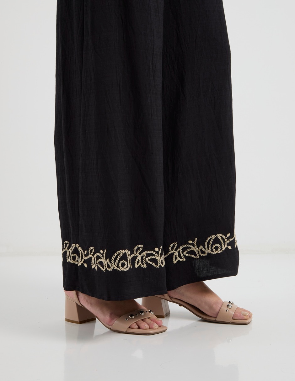 Pantalón relaxed amplio para mujer 5