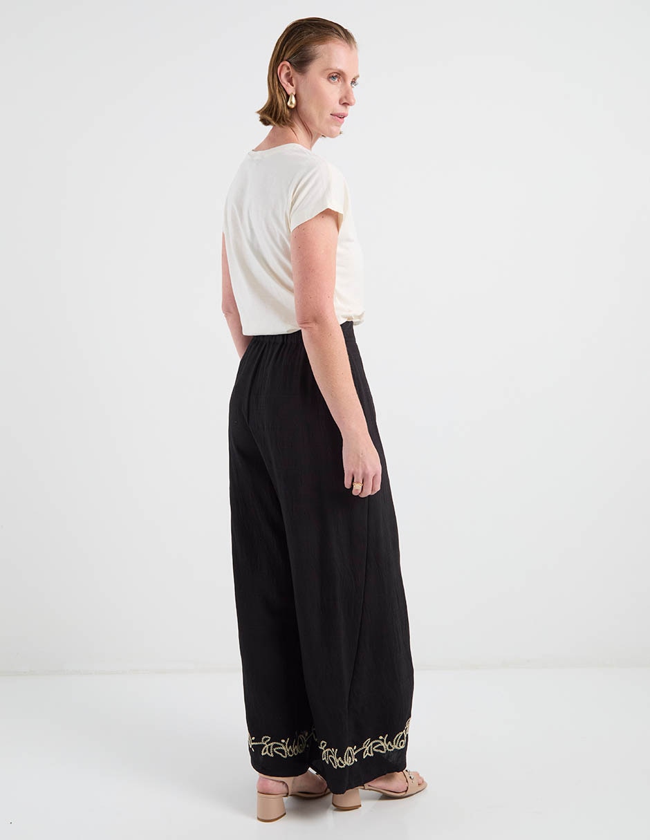 Pantalón relaxed amplio para mujer 6