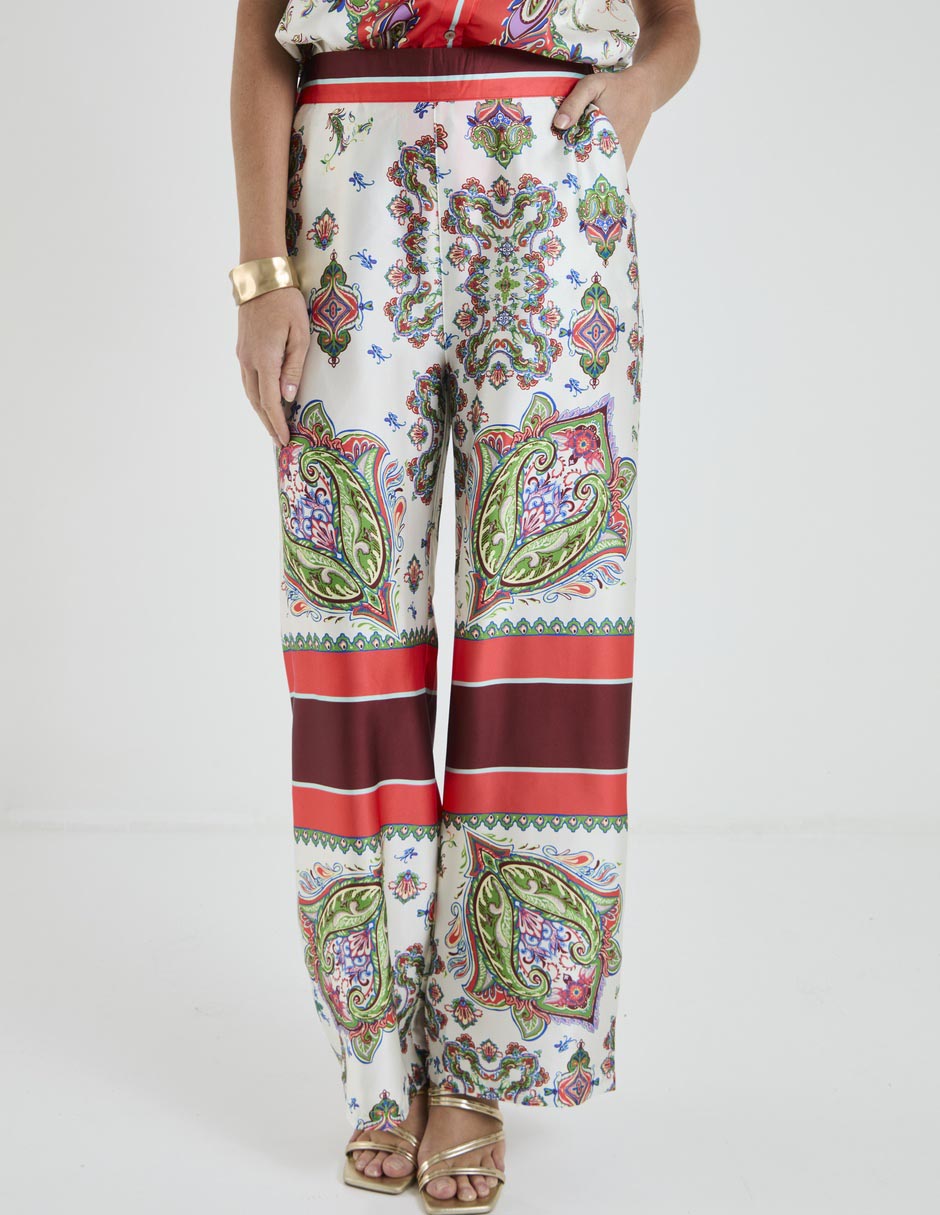 Pantalón relaxed straight para mujer