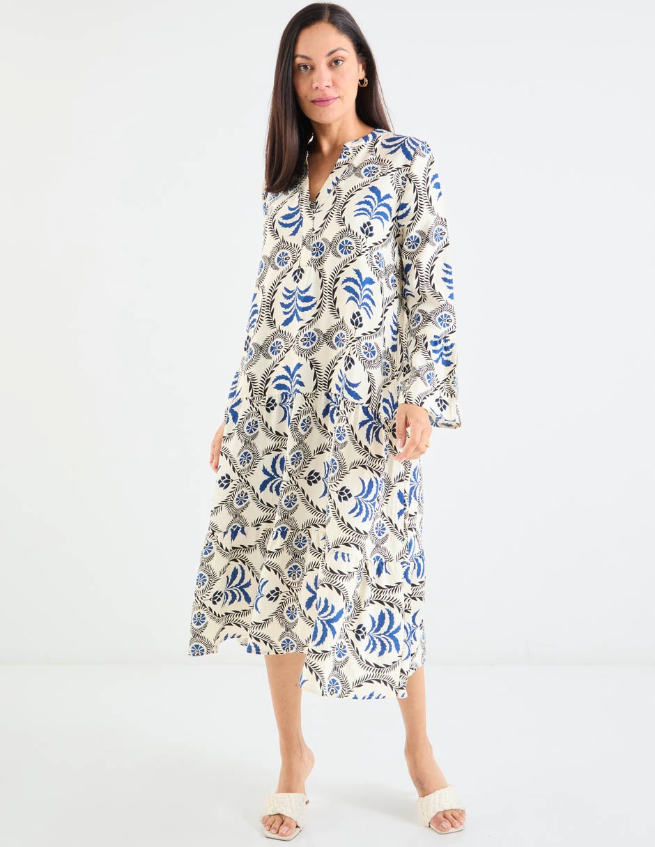 Vestido midi casul para mujer Vestido midi casul para mujer