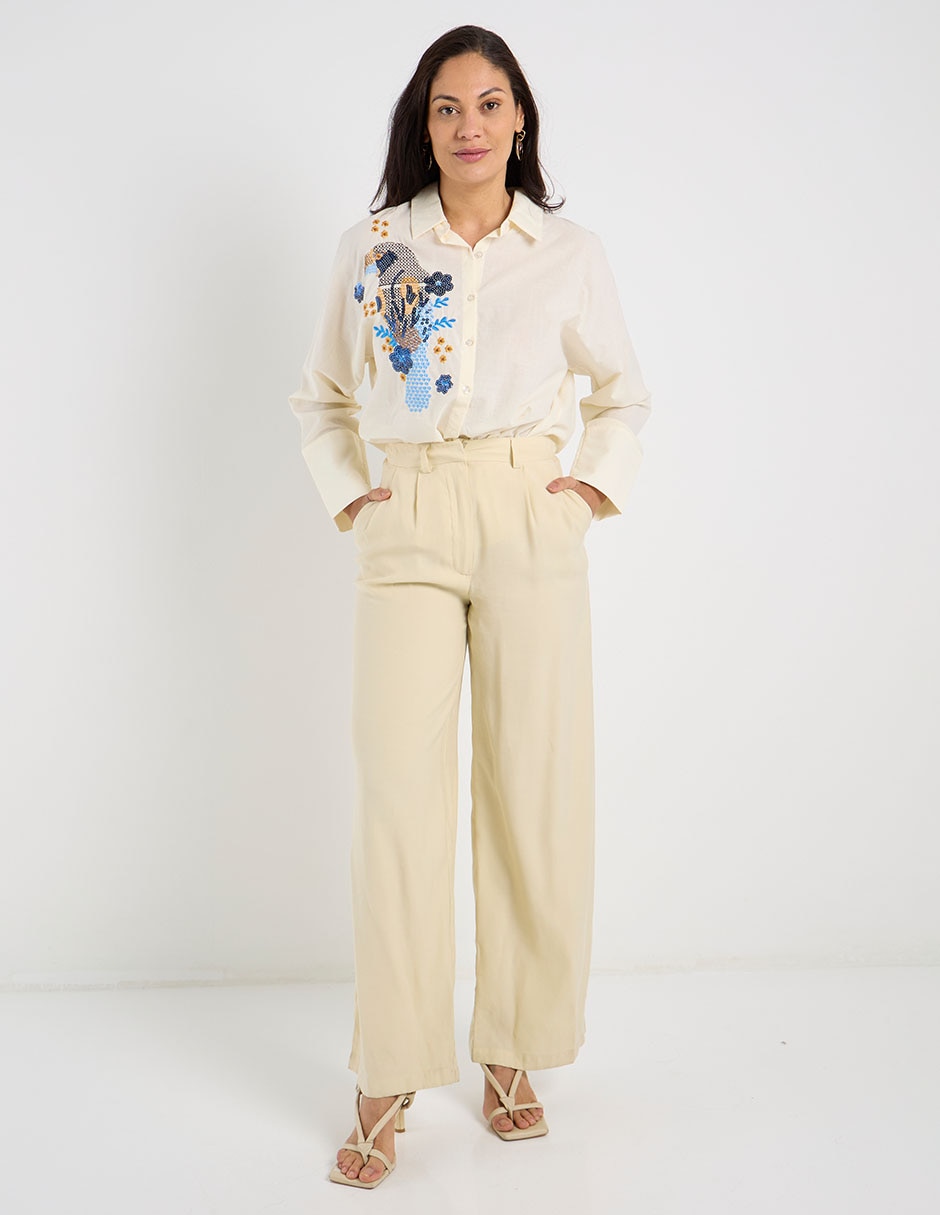 Blusa camisera Lieb manga larga para mujer 2