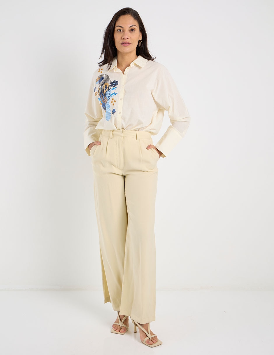 Blusa camisera Lieb manga larga para mujer 3