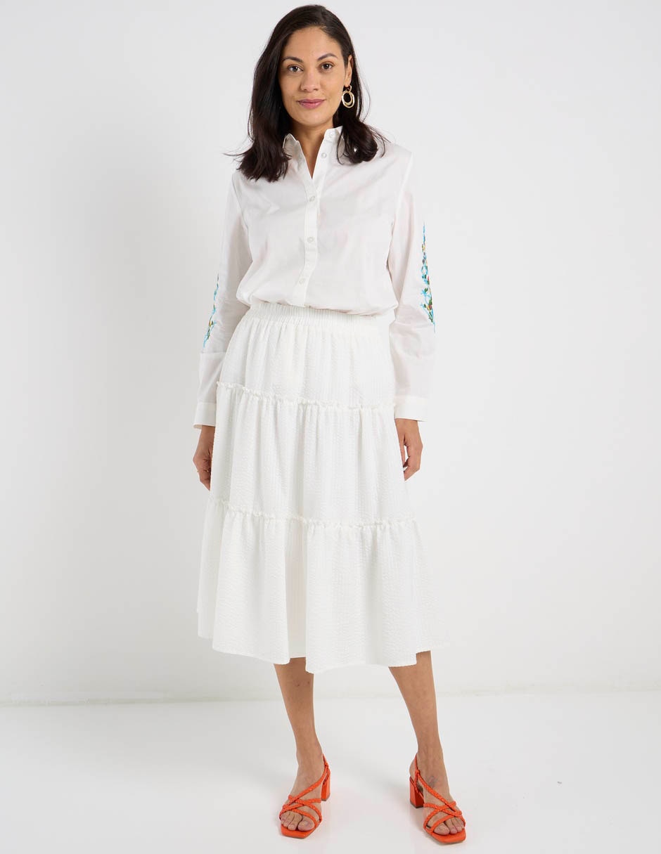 Blusa camisera manga larga para mujer 3