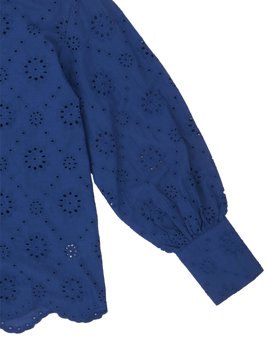 Blusa camisera manga larga para mujer 6