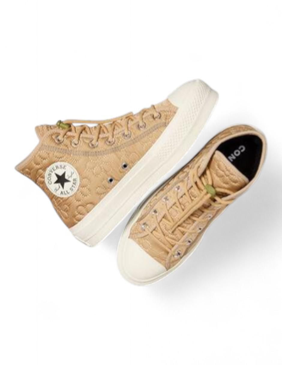 Tenis Chuck Taylor All Star Lift Platform Quilted para mujer 4