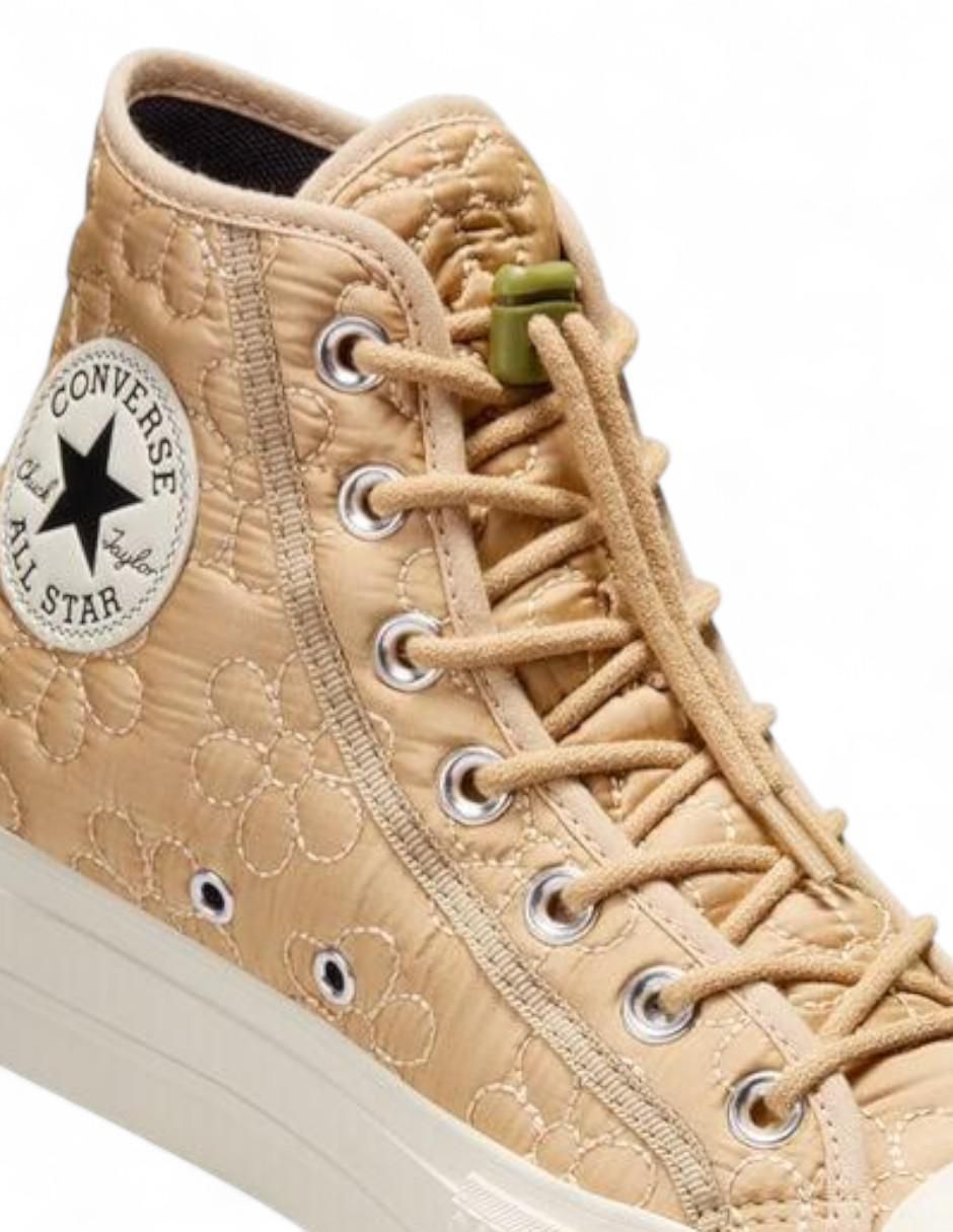 Tenis Chuck Taylor All Star Lift Platform Quilted para mujer 6