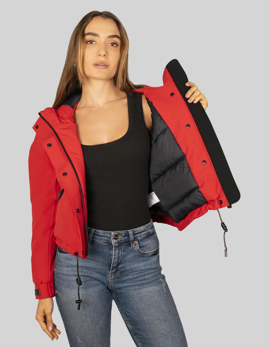 "chamarra" acolchada greenlander no impermeable "de" poliéster "para mujer"
