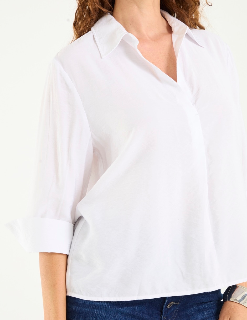 Blusa manga 3/4 para mujer 4