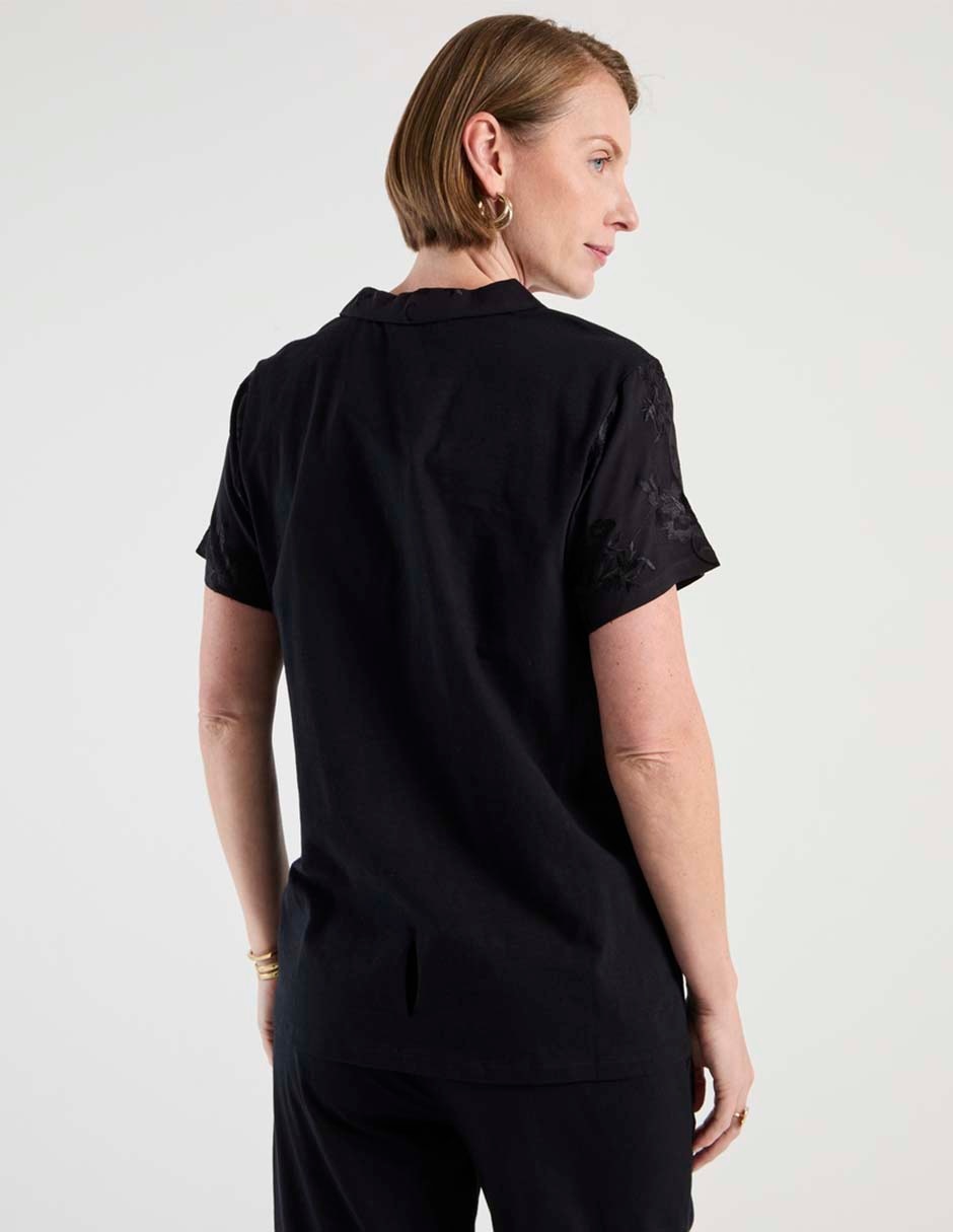 Blusa Basics manga 3/4 para mujer 2
