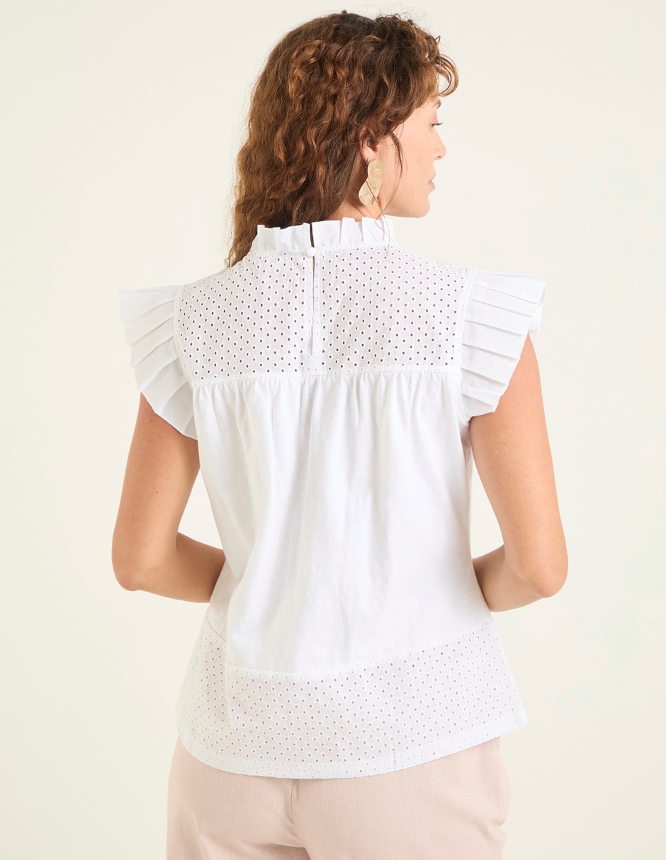 Blusa manga corta para mujer 2