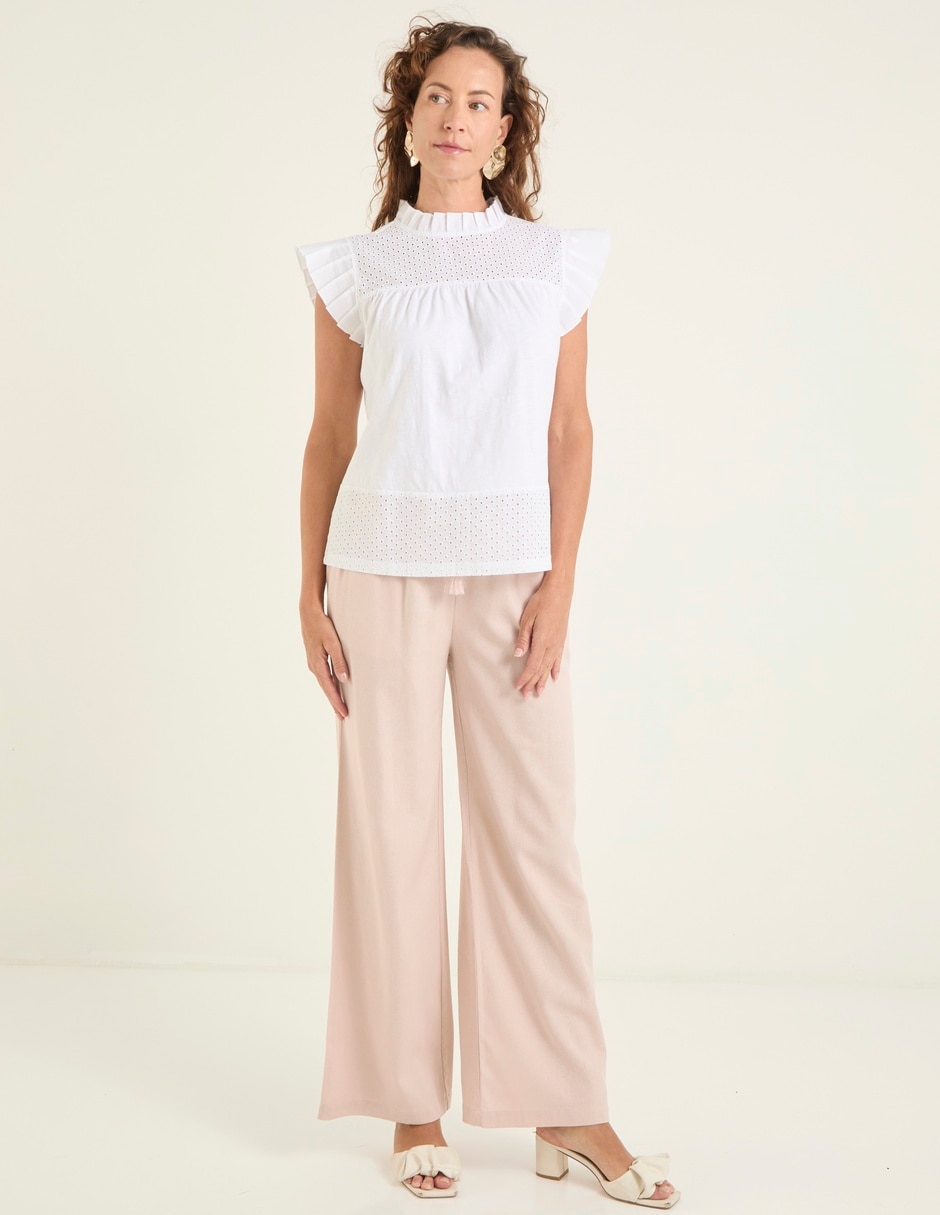 Blusa manga corta para mujer 3