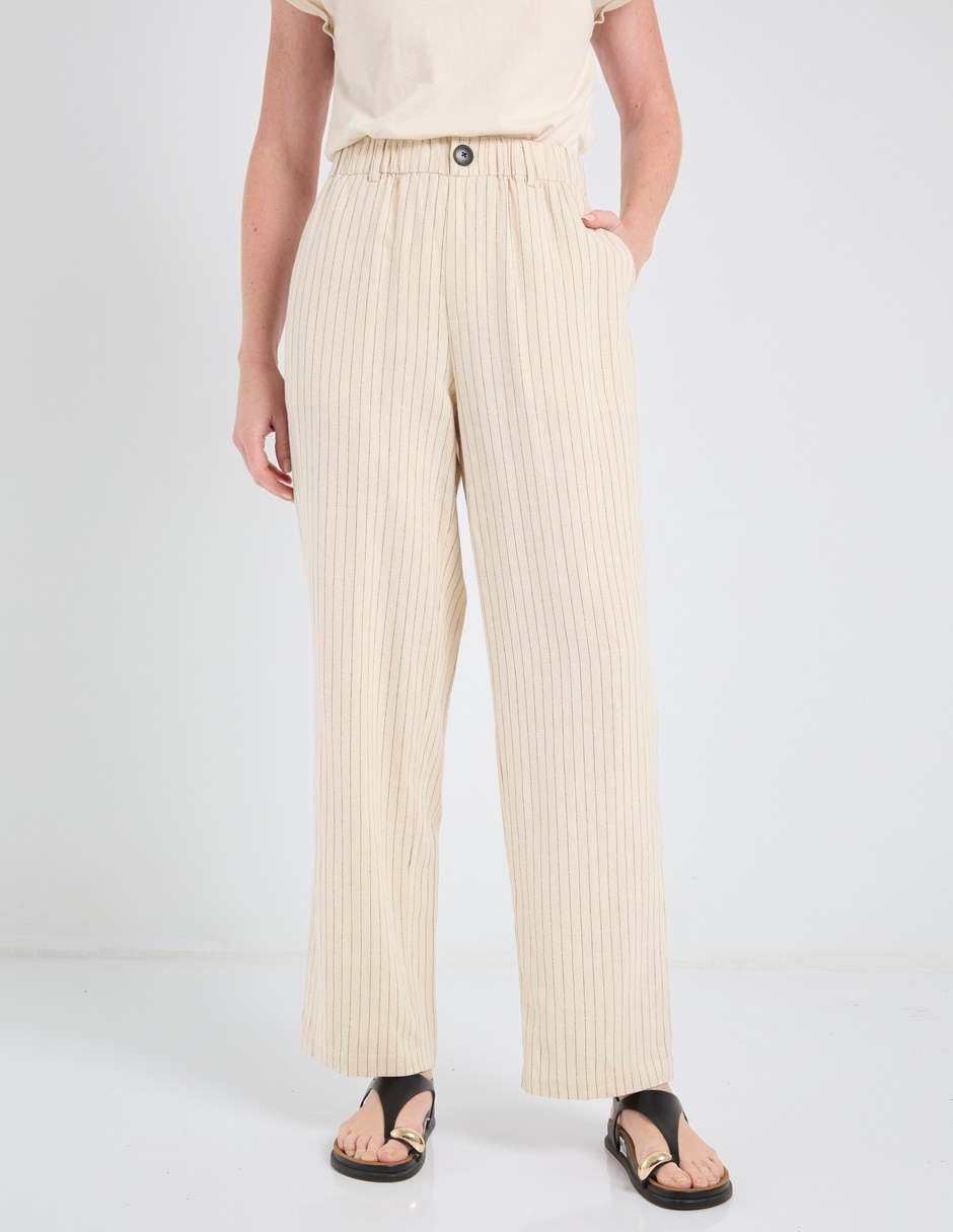 Pantalón relaxed straight para mujer