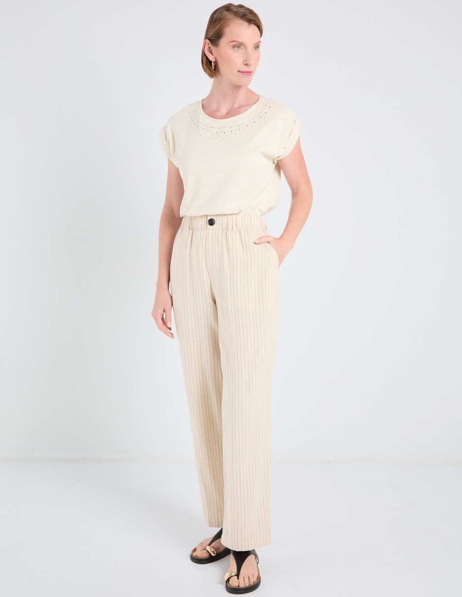 Pantalón relaxed straight para mujer 3