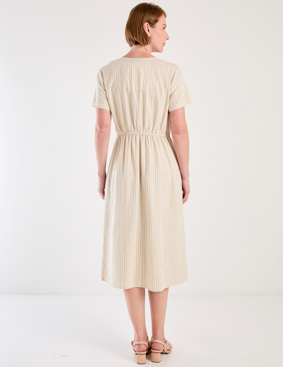 Vestido midi casual Basics para mujer 2