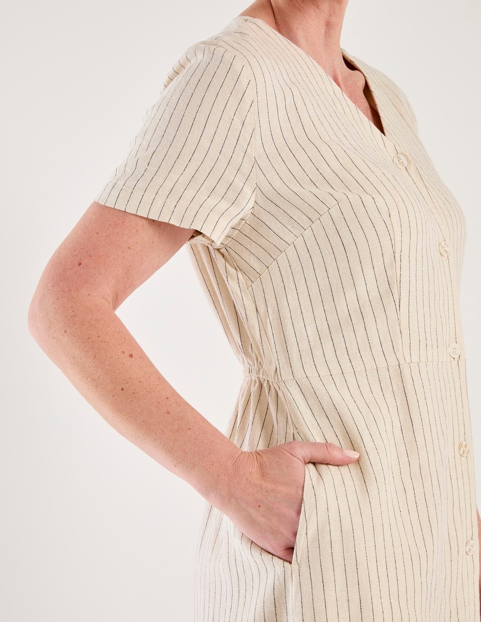 Vestido midi casual Basics para mujer 4