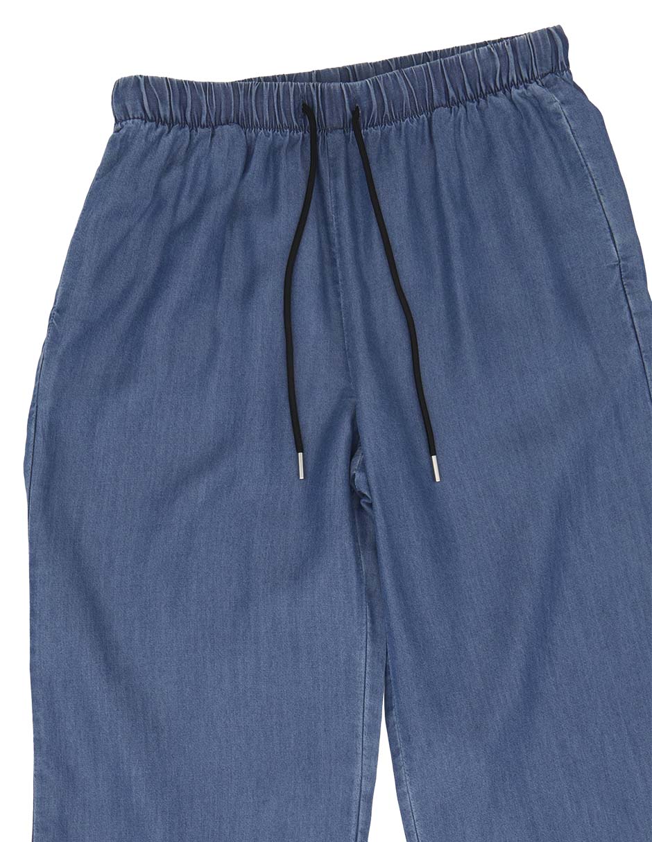 Jeans relaxed amplio cintura baja para mujer 5