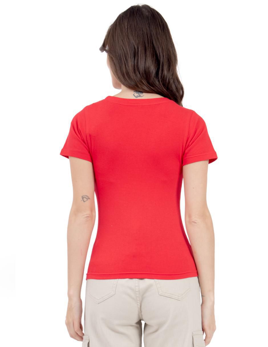 Set playera manga corta cuello redondo para mujer 5