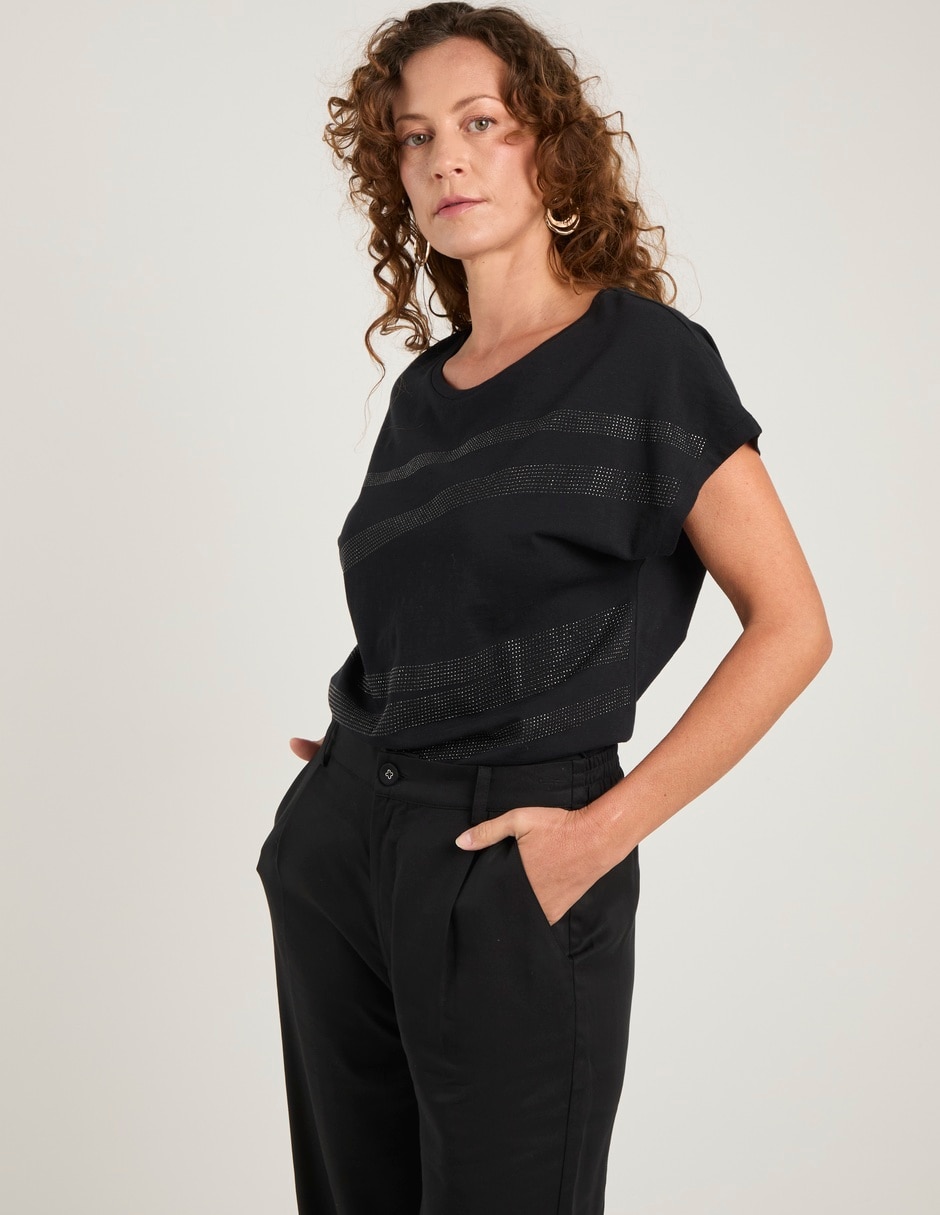 Blusa manga corta para mujer 2