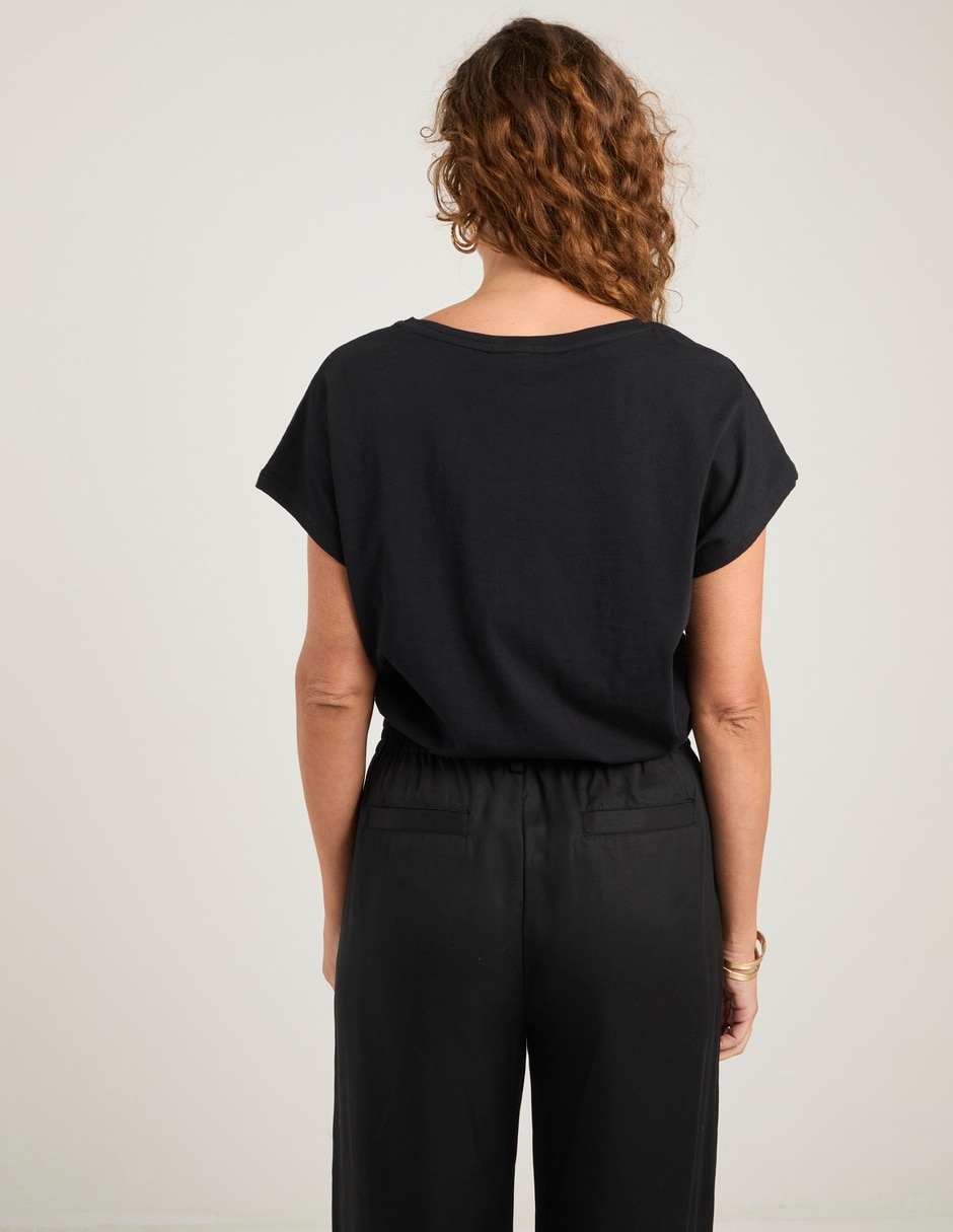 Blusa manga corta para mujer 6
