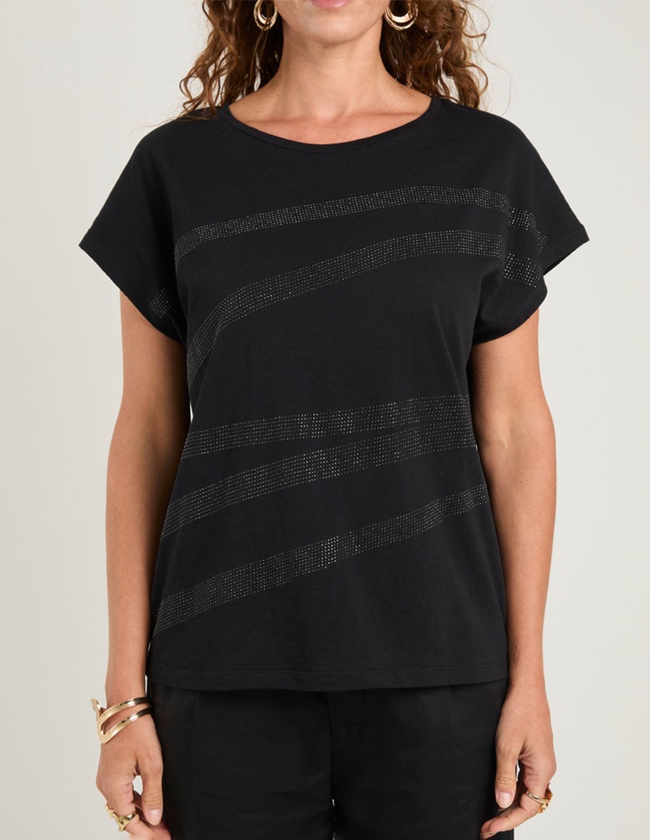 Blusa manga corta para mujer 7
