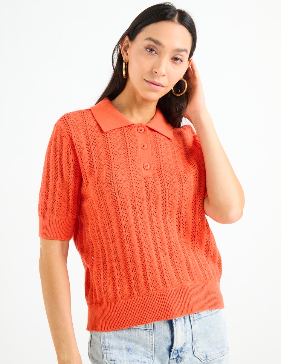 PLAYERA POLO LIEB LBB2603-, G, NARANJA