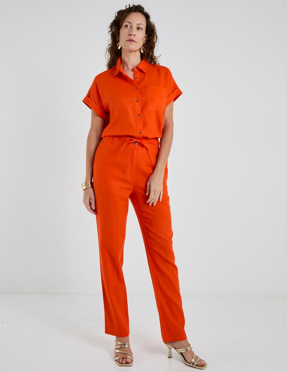 Blusa Lieb Basics manga corta para mujer