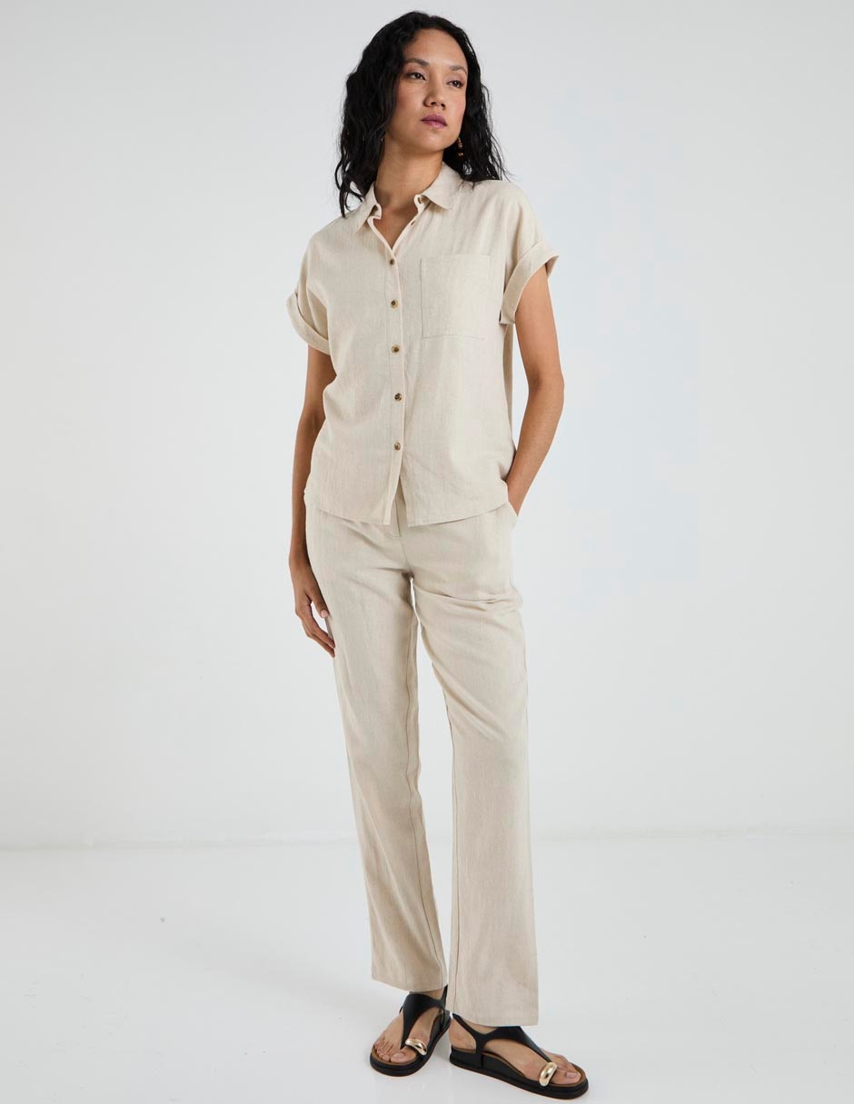 Blusa manga corta para mujer 3