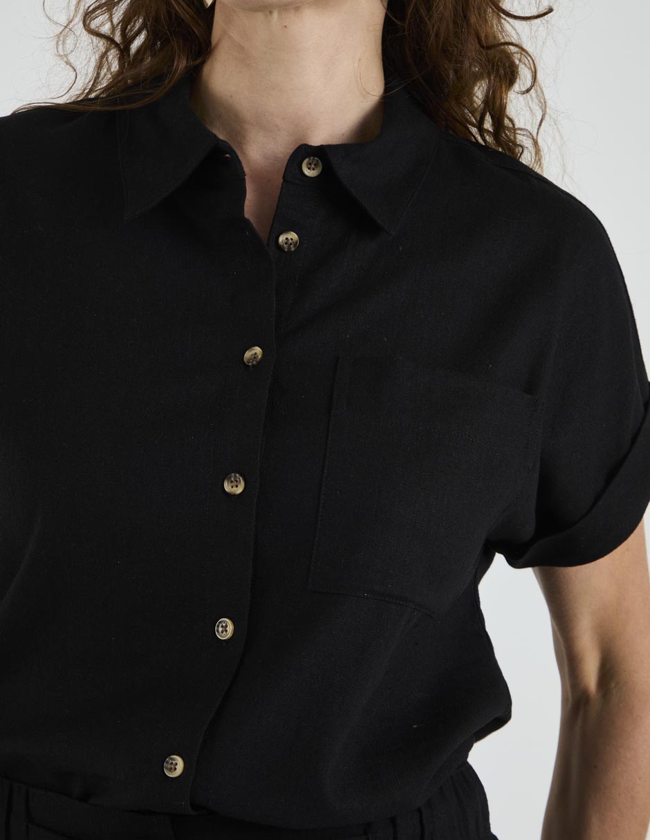 Blusa manga corta para mujer 4
