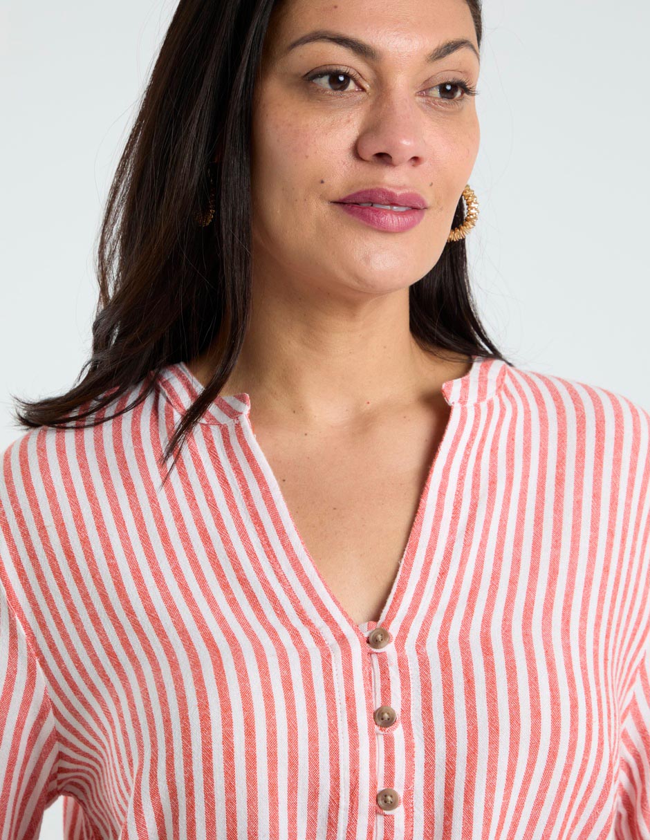 Blusa Lieb manga 3/4 para mujer