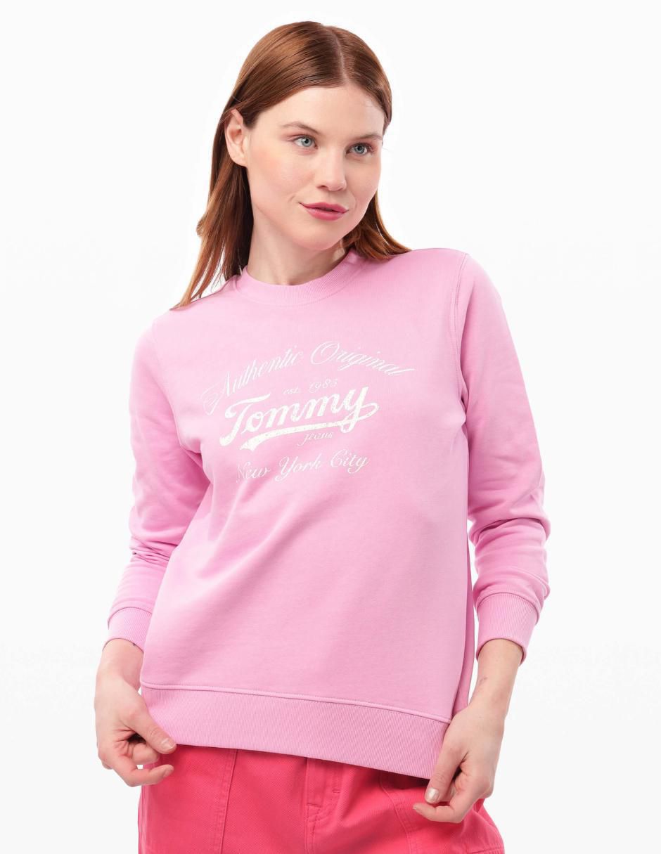 Mujer Liverpool Sudadera Gap Rosa Mujer Jeans Sudadera Rosa