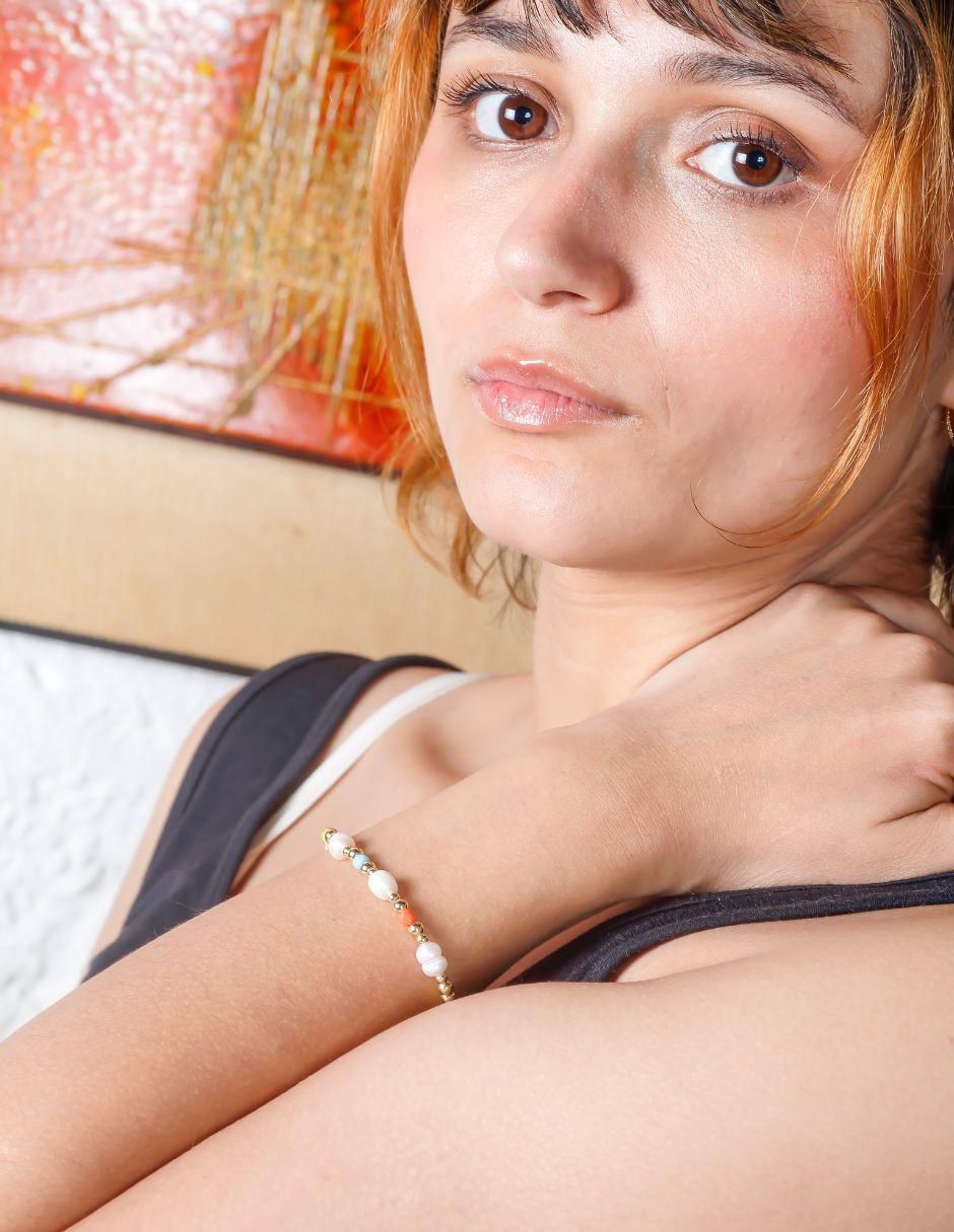 Pulsera baño de oro 18 K Riviera 6