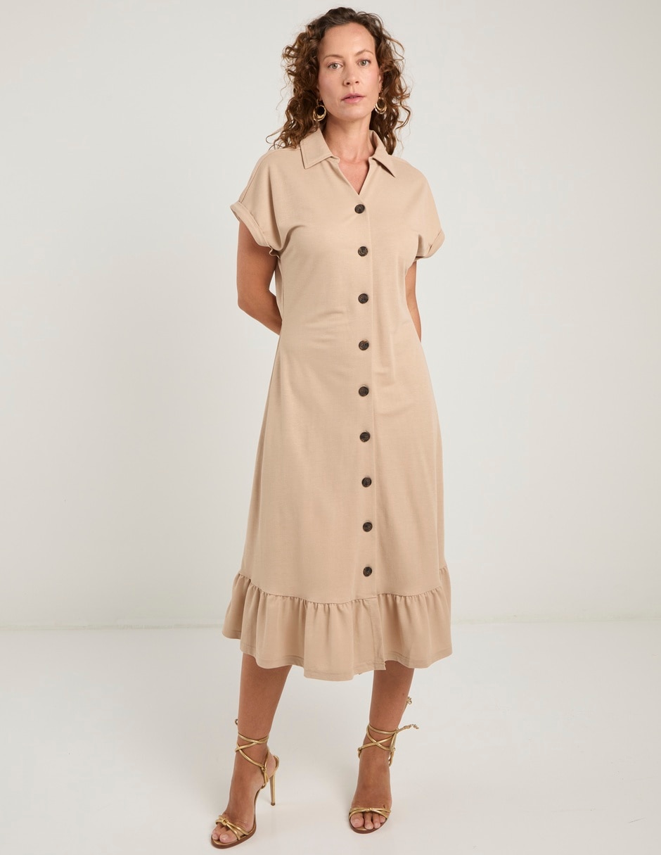Vestido crop casual para mujer
