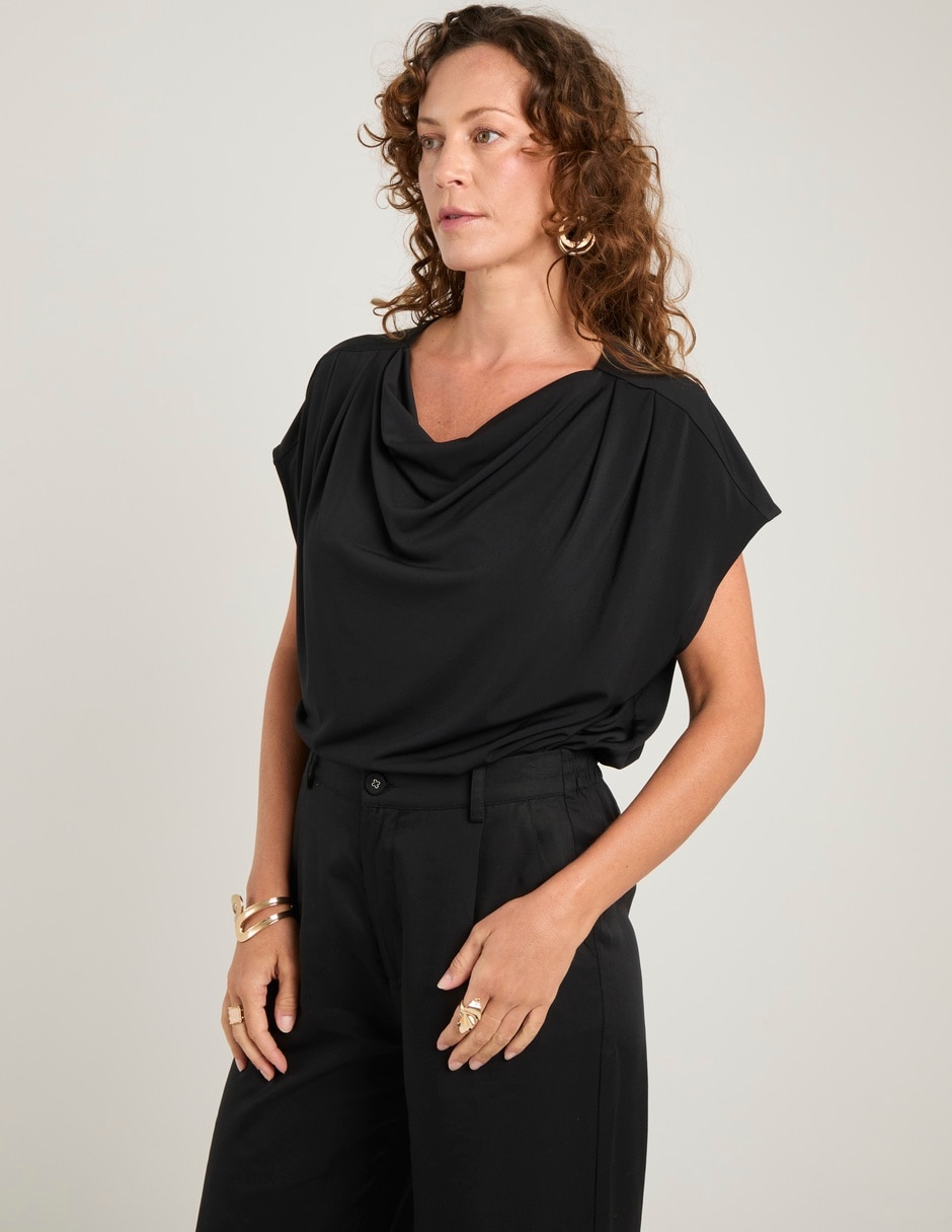 Blusa manga corta para mujer 2