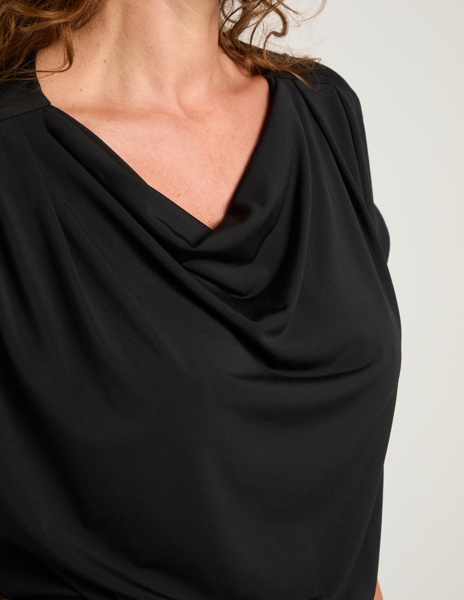 Blusa manga corta para mujer 4