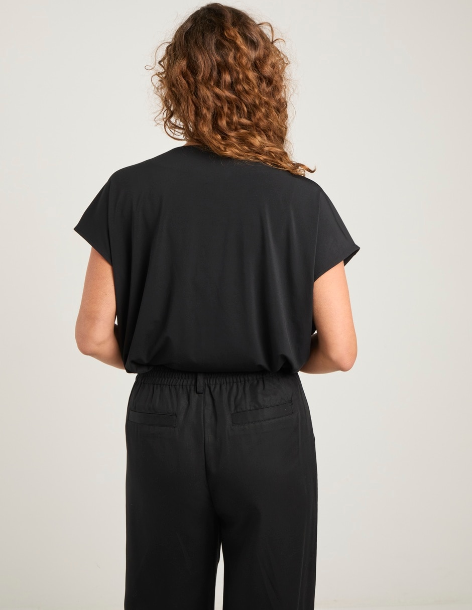 Blusa manga corta para mujer 6