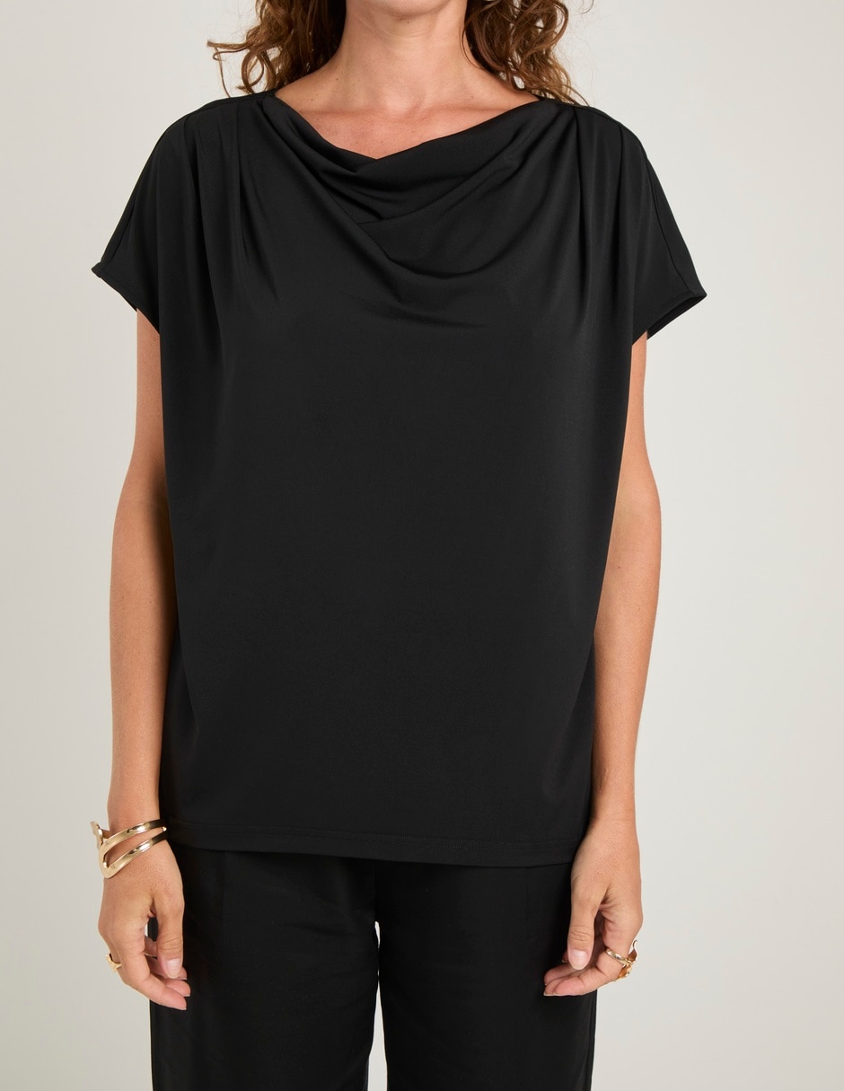 Blusa manga corta para mujer 7