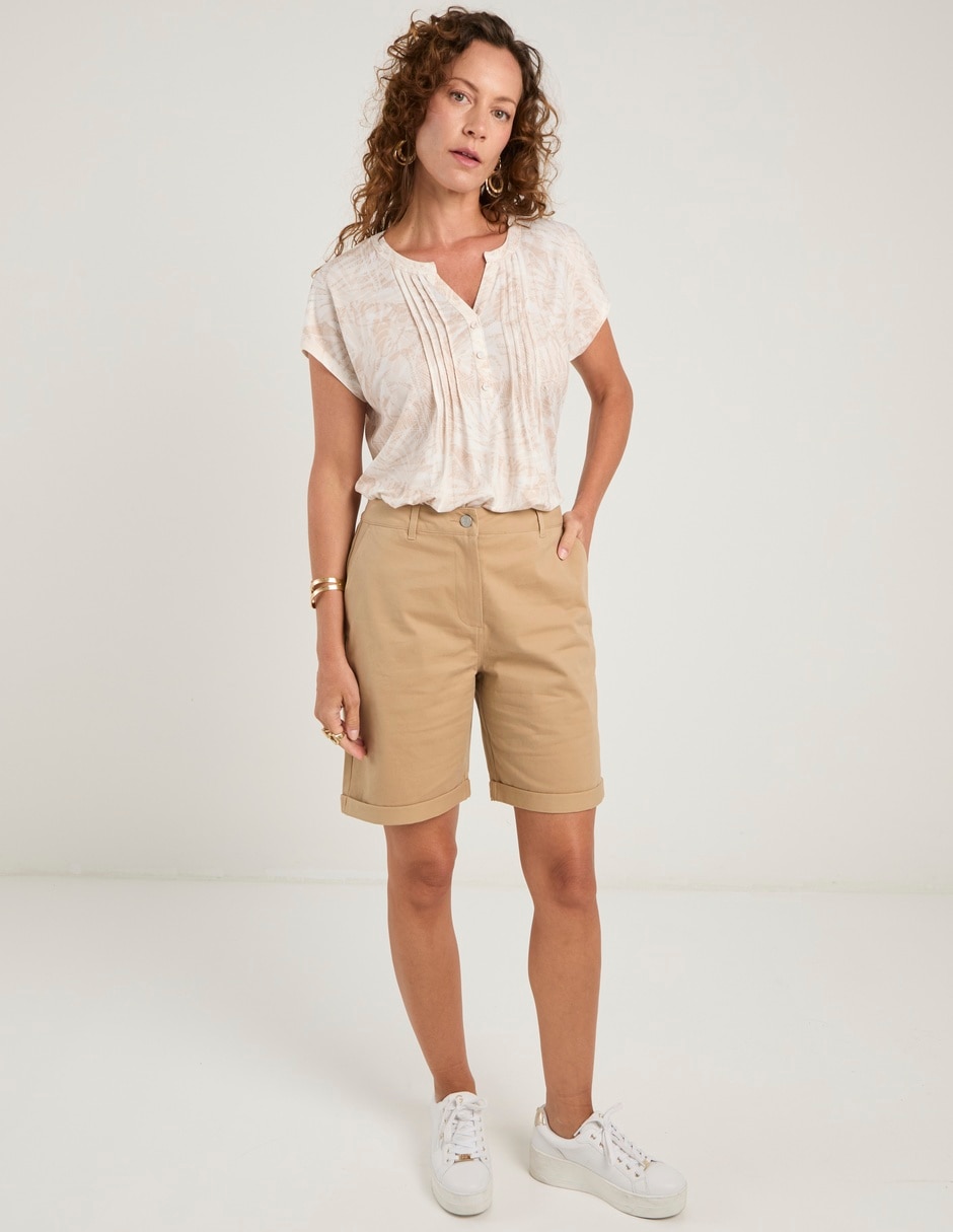 Blusa manga corta para mujer 3