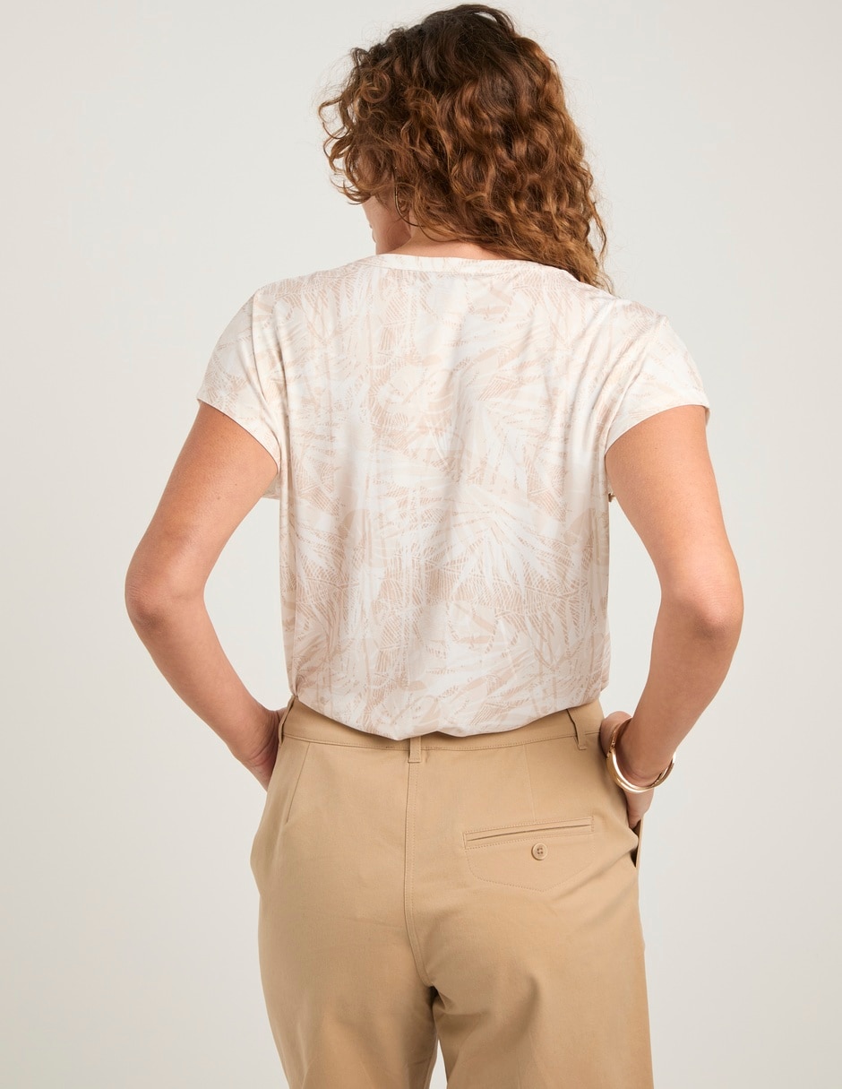 Blusa manga corta para mujer 6