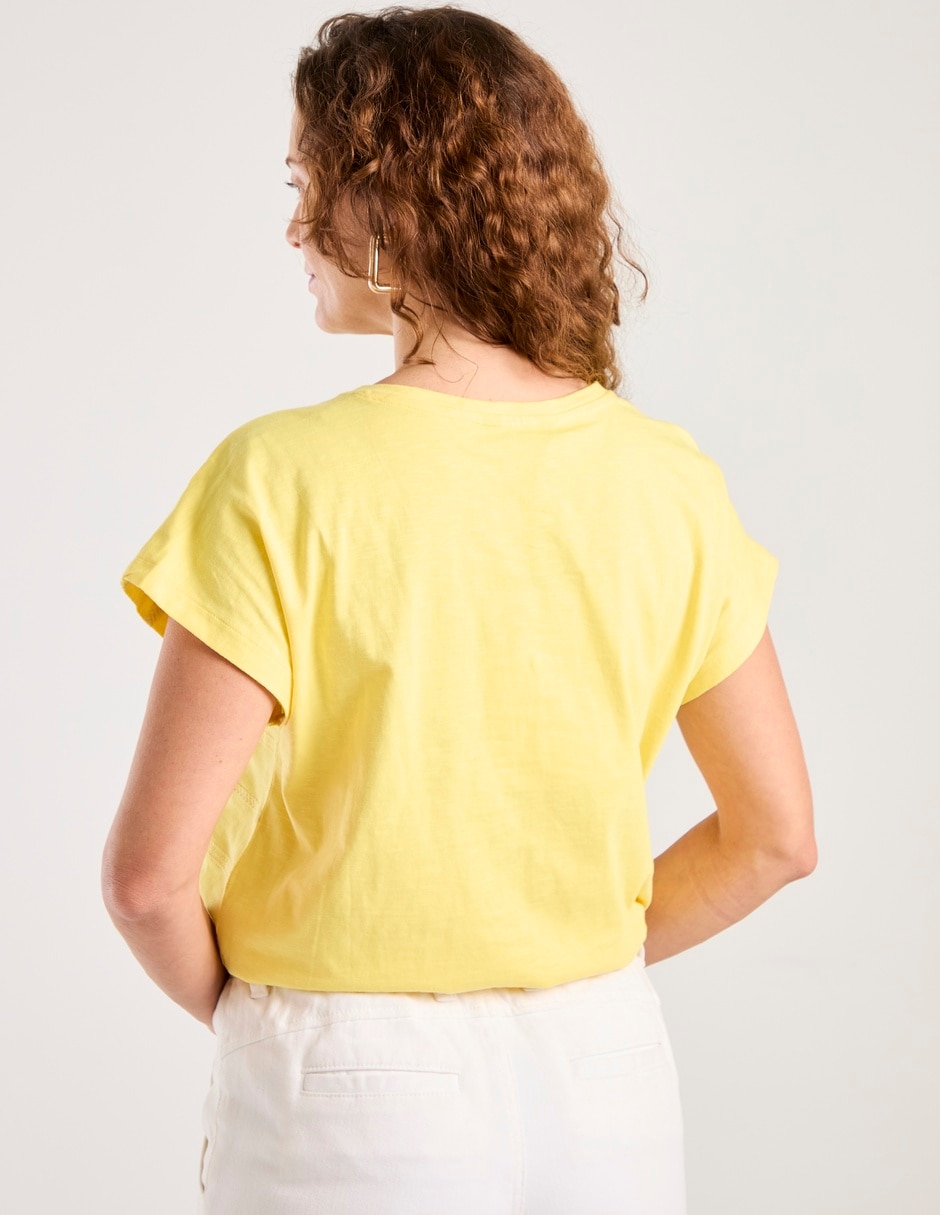 Blusa Lieb manga corta para mujer